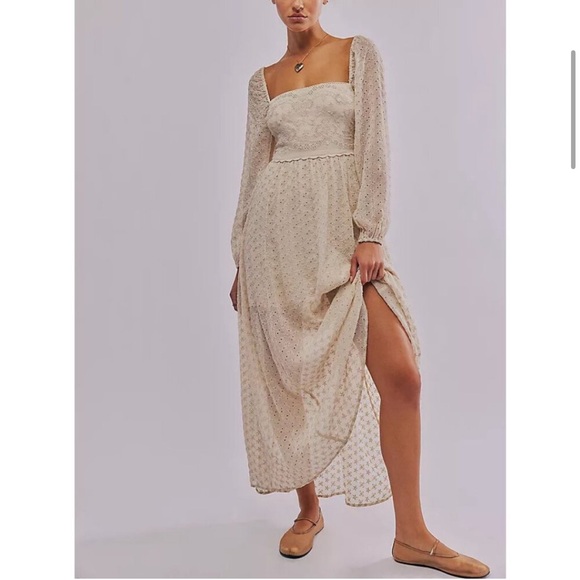 FREE PEOPLE Malina Maxi Dress / Tea - Picture 4 of 15
